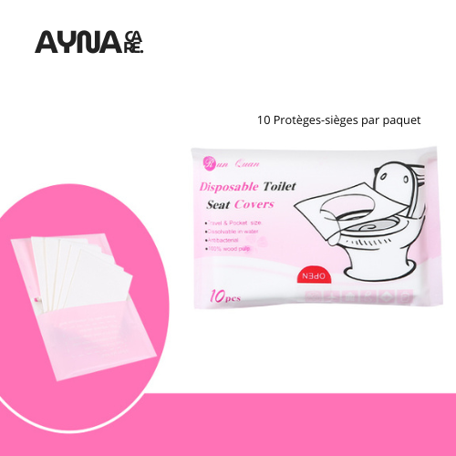 Protège-siège de toilette jetable